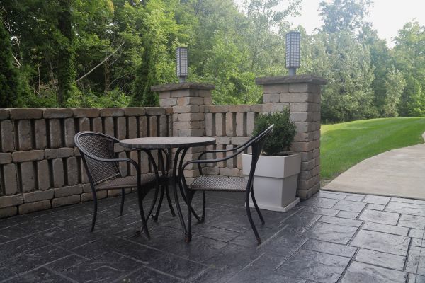 Cost of Concrete Patio Stamping in Hendersonville