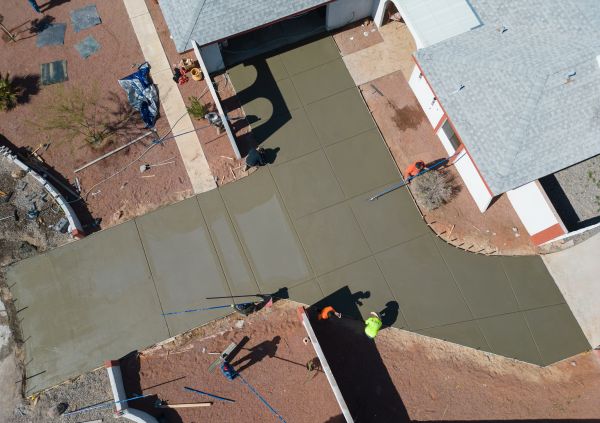 Cost of Concrete Driveway Finishing in Hendersonville
